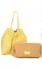 Bőr táska shopper bag Genuine Leather lime 1158